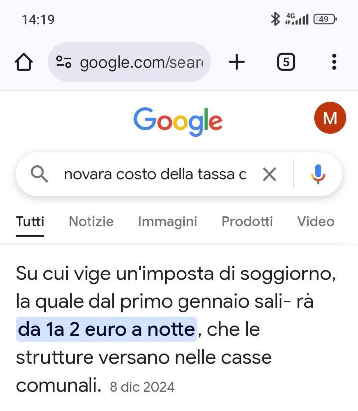 La Casa Di Lucia Appartamento Novara Eksteriør billede